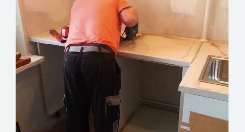 Сборка кухонного гарнитура. Новокузнецк